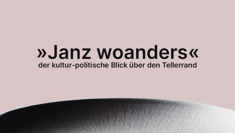 Flyer: »Janz woanders«